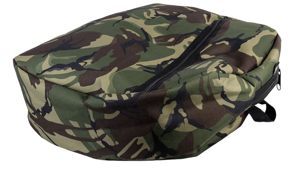 Unfilled green high seat cushion by RANGE with soft fabric and plush filling for comfortable outdoor seating.