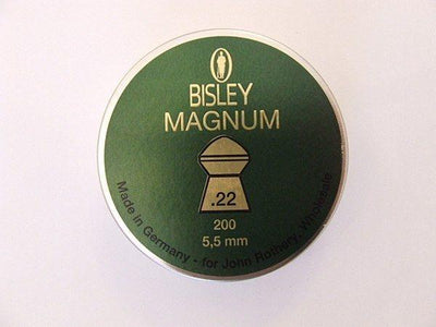 Rothery BISLEY PELLETS .22 Magnum airgun pellets in packaging, designed for accurate shooting and hunting.