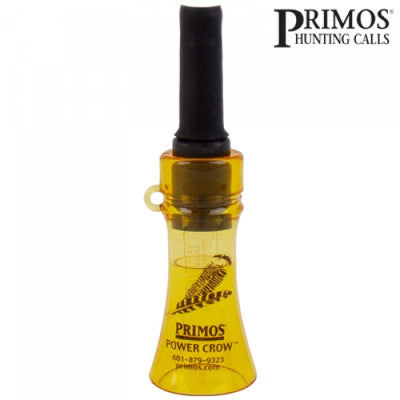 ROTHERY Primos Power Crow Call for hunting, black plastic call with textured grip and adjustable tone control.