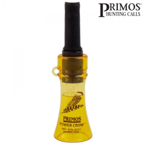ROTHERY Primos Power Crow Call for hunting, black plastic call with textured grip and adjustable tone control.
