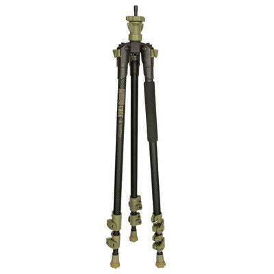 ROTHERY Edge Carbon Fiber Tripod Shooting Stick by Primos, lightweight and sturdy for hunting and shooting stability.