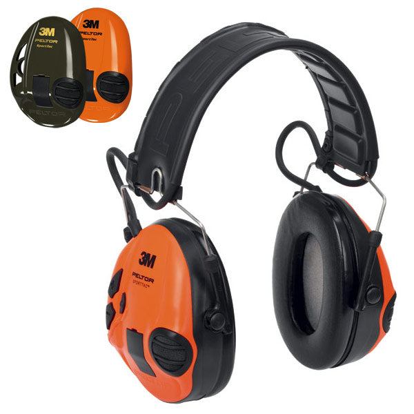 Rothery PELTOR Electronic Ear Defenders SportTac 3M with adjustable headband and noise reduction for hearing protection