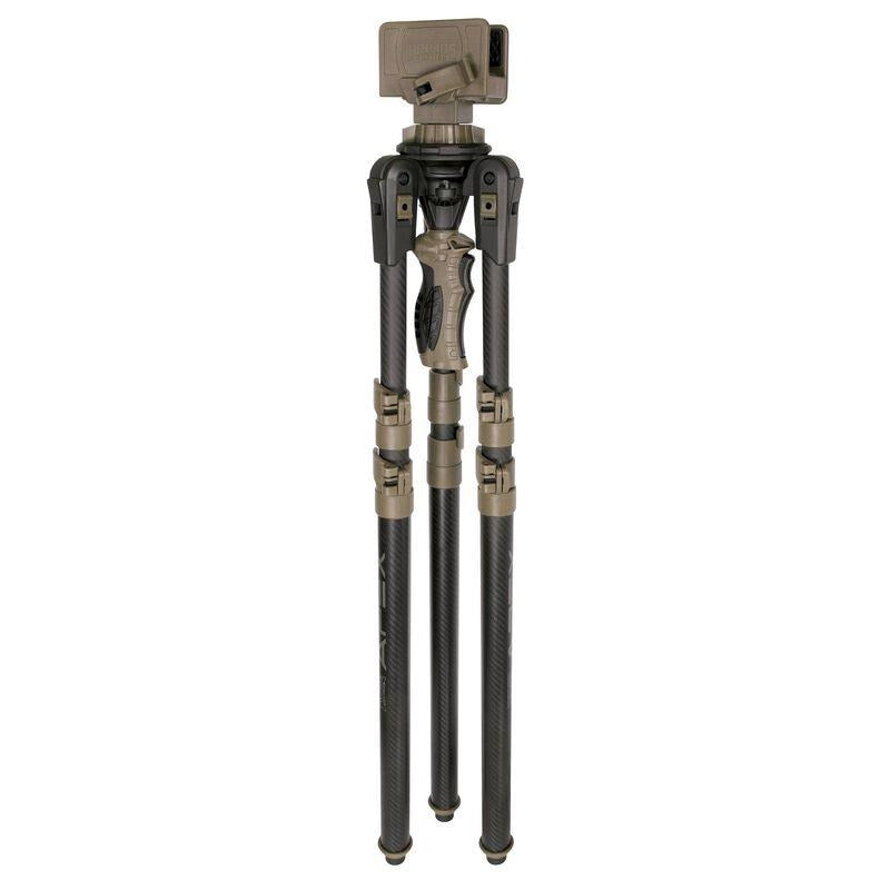 ROTHERY Primos Apex Trigger Stick carbon fiber adjustable hunting bipod with handle and tripod base for stability.