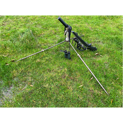ROTHERY Primos Trigger Stick Gen 3 Tall Camo Tripod with adjustable shooting stick and included camera mount.