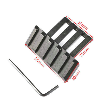 Offset 20 mm Picatinny Rail Mount Weaver Low Profile Adapter