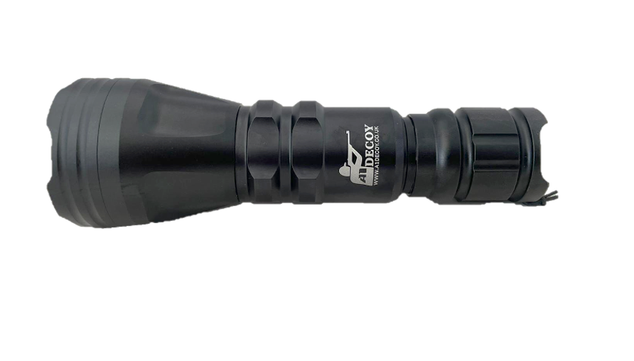 Shenzhen Home Security laser IR torch with 850nm and 940nm infrared LEDs, compact design for security and night vision applications.