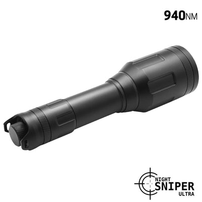 SHENZHEN HOME SECURITY NIGHTSNIPER ULTRA IR TORCH 850-940nm emitting infrared light for night surveillance and security.