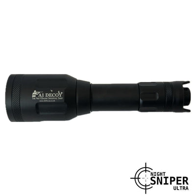 SHENZHEN HOME SECURITY NIGHTSNIPER ULTRA IR TORCH 850-940nm for night vision, black handheld device with LED lens