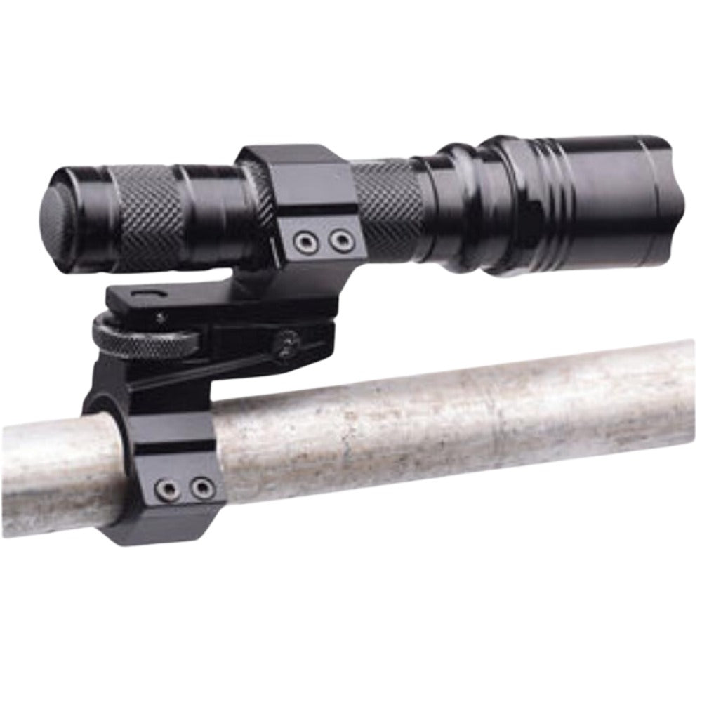 Shenzhen Home Security adjustable windage and elevation torch mount for 25mm or 30mm scope, featuring metal construction and mounting screws.