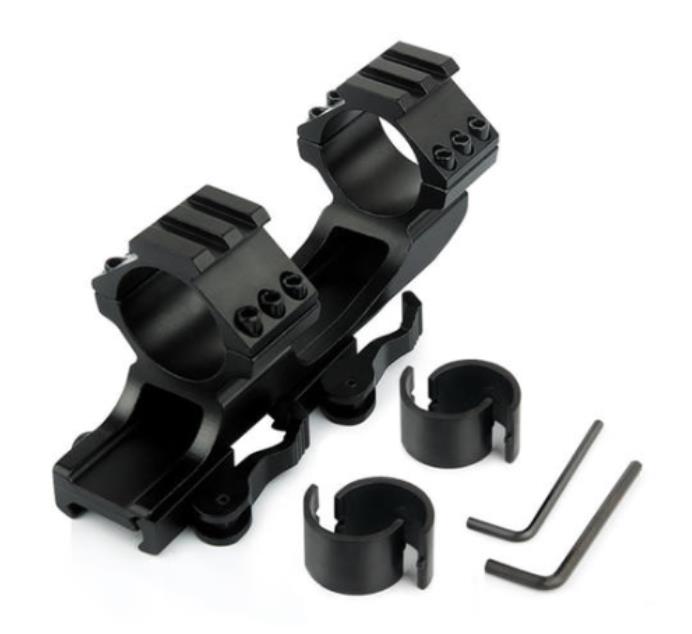 Alpex scope quick release mount by Shenzhen Home Security, showcasing secure attachment and quick detachment for rifle scopes.