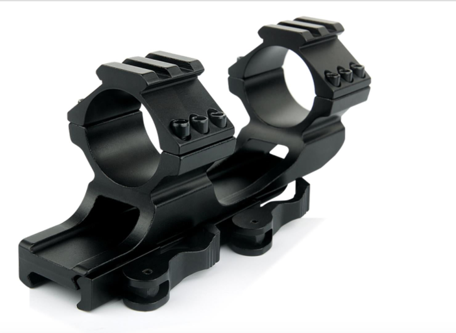 Shenzhen Home Security Alpex Scope Quick Release Mount attached to a firearm for easy scope removal and secure attachment.