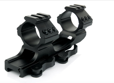 Shenzhen Home Security Alpex Scope Quick Release Mount attached to a firearm for easy scope removal and secure attachment.