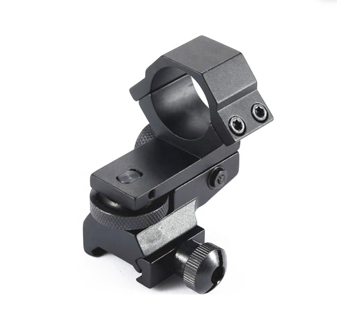 Low profile adjustable windage and elevation mount for security cameras by Shenzhen Home Security, shown in close-up.