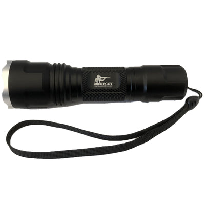 Nightsight Hell Fire infrared zoomable illuminator torch, tracer-style handheld device for night security and surveillance.