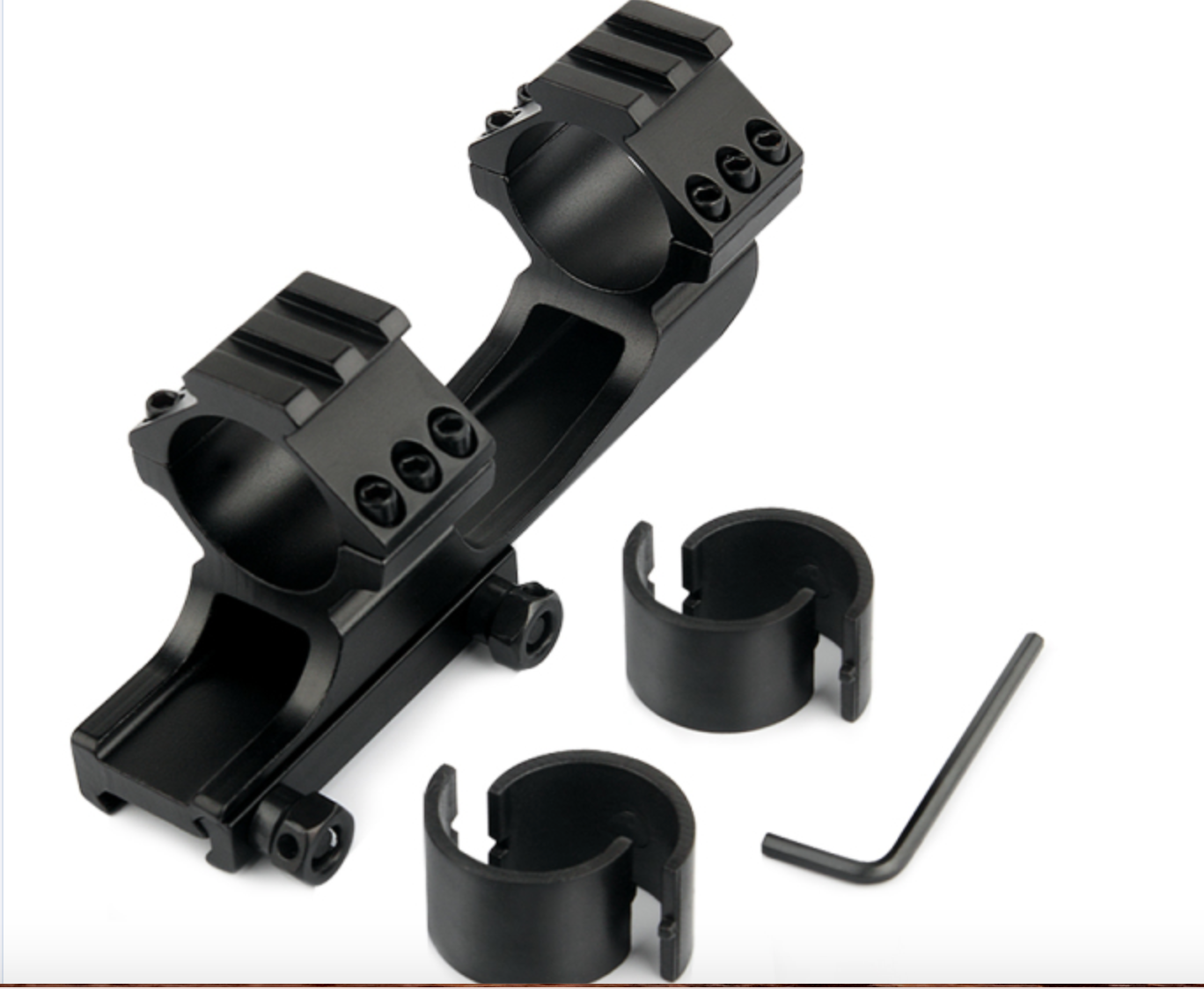 SHENZHEN HOME SECURITY thumb release Alpex scope mount with Picatinny rail for rifles and tactical firearms.