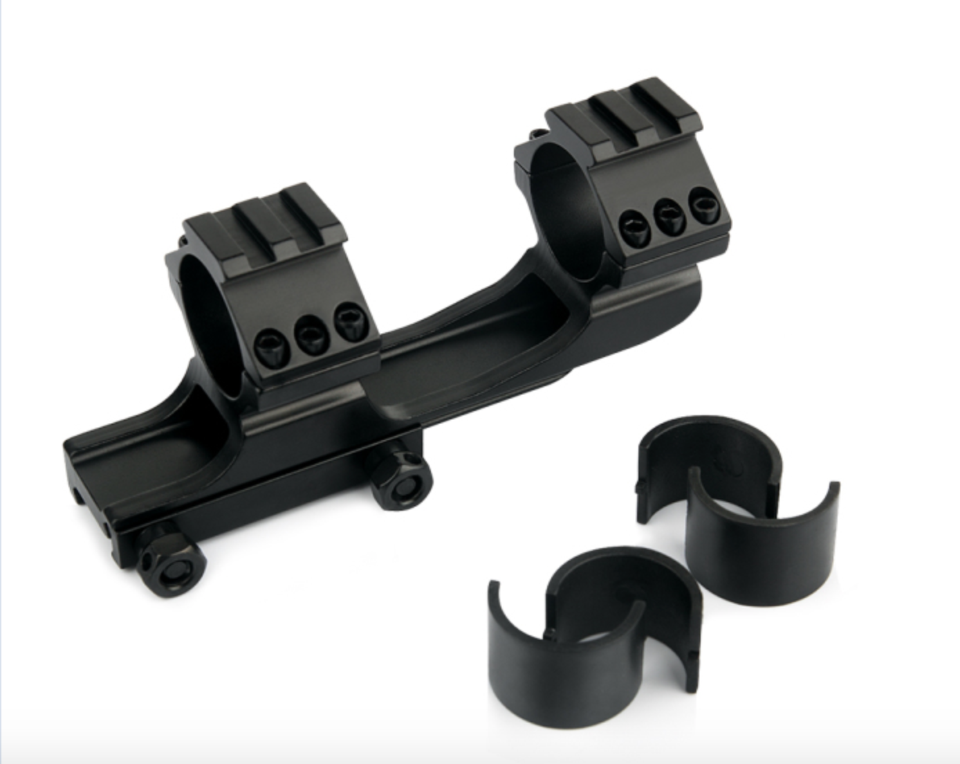 SHENZHEN HOME SECURITY thumb release Alpex scope mount with Picatinny rail for firearm accessories and optic attachment.