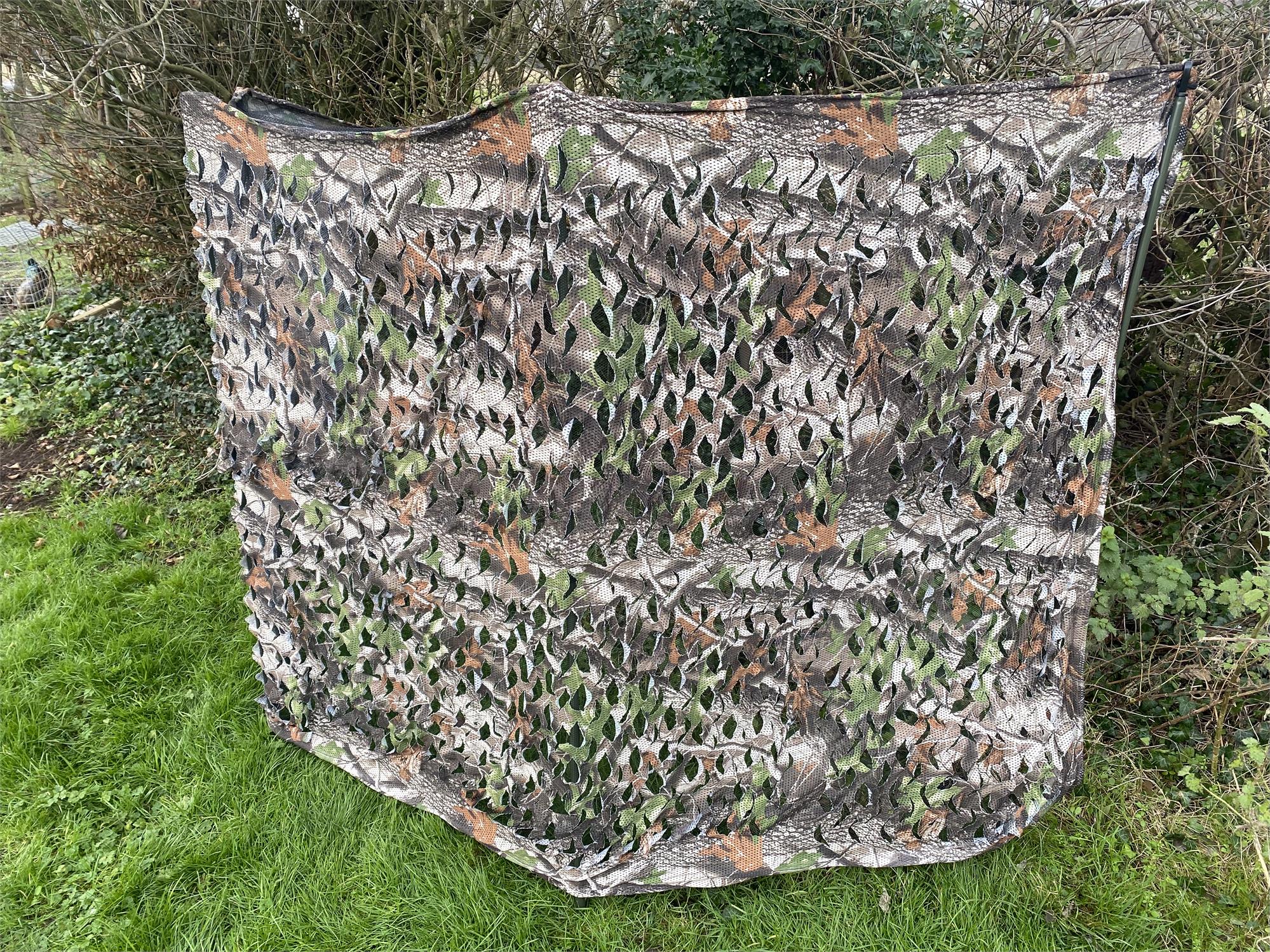 Simon 4-meter stealth ghost net hedgerow for woodland and garden fencing, providing discreet wildlife protection and privacy.