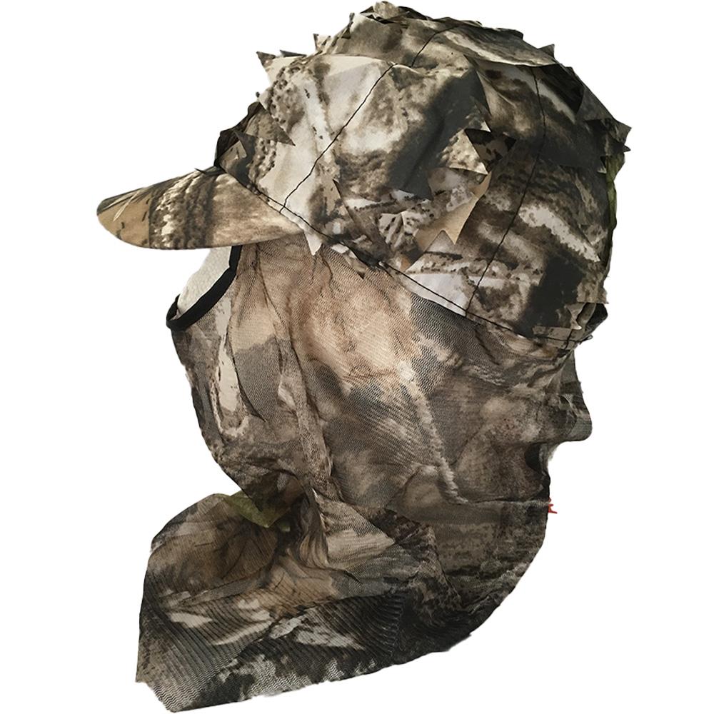 Simon 3D camo veil cap featuring a 3D camouflage pattern and adjustable strap for outdoor or casual wear.