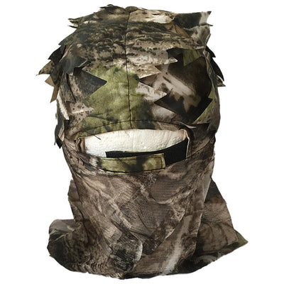 Simon 3D Camo Veil Cap featuring a camouflage pattern and adjustable brim for outdoor or casual wear.
