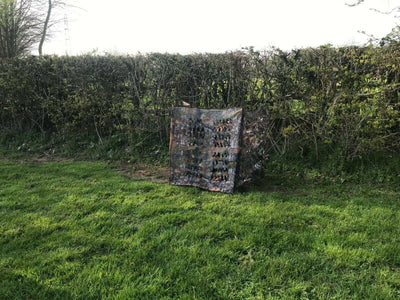 Camouflage small laydown hide for children or dogs from Simon, featuring a camo pattern and soft fabric for comfortable resting.