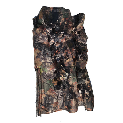 Camo small laydown hide for children or dogs by Simon, featuring a camouflage fabric design and compact, cozy shape.