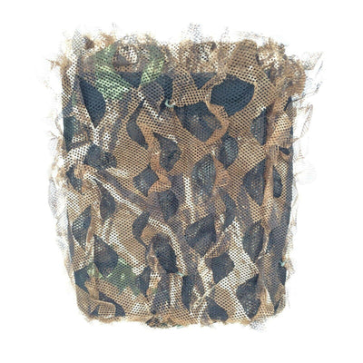 Simon winter stealth camo netting, 5m by 1.5m, showing textured camouflage pattern for concealment and outdoor use.