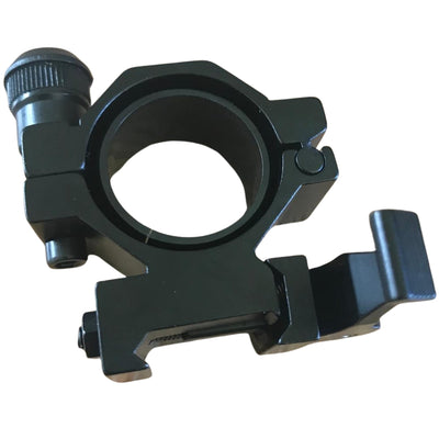 SPALE adjustable quick release torch mount for 25mm handlebars, designed for secure attachment and easy removal of bike lights.