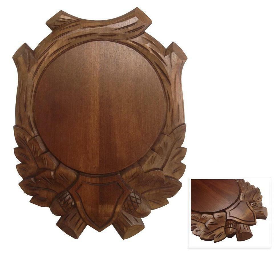 SPJAGD Trophy Plate Decoration Plaque, 14cm, accessories with engraved design, ideal for awards or trophy displays