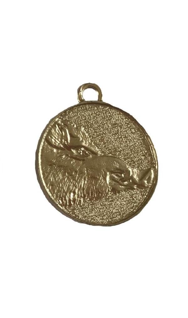 SPJAGD All Boar Trophy Medals in bronze, silver, and gold with detailed engraved designs on each award medal.