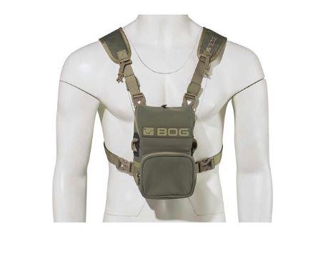 SPORTSMAN Bog Vigilant Bino Harness and Bivy Bag for hunting, featuring adjustable straps and durable construction for outdoor use