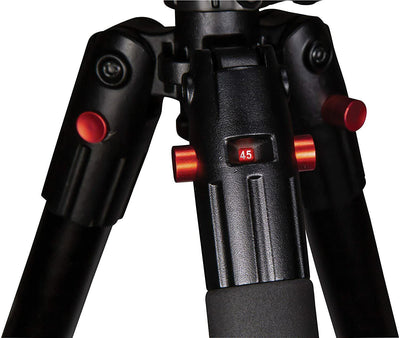 Sportsman BOG Death Grip Clamping Carbon Tripod Shooting Stick for stable support during outdoor shooting activities