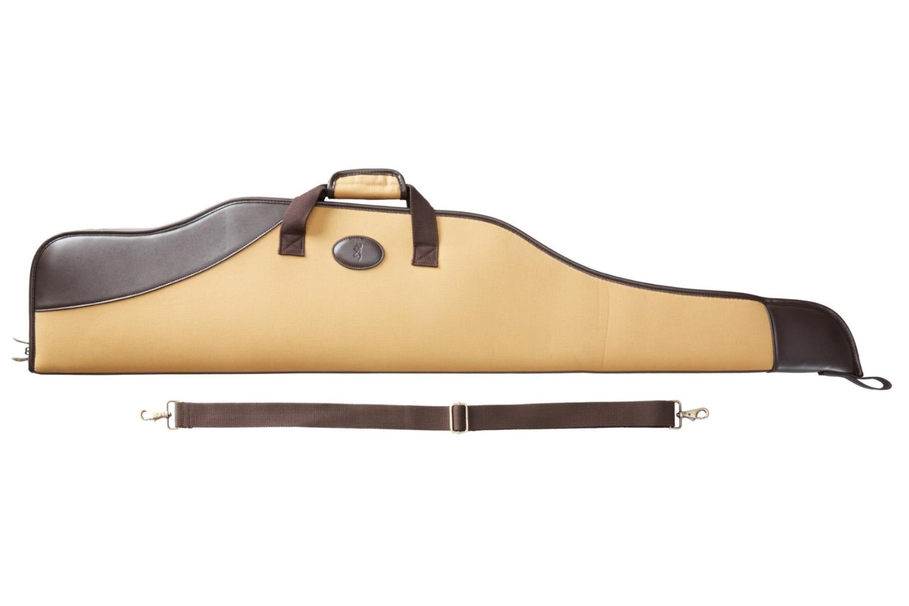 Light beige Browning Flex Canvas rifle slip by SPORTS MAN, designed for firearm protection and easy handling.