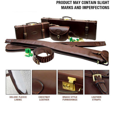 SPORTSMAN Guardian Canterbury Luxian Elite shotgun slip with padded exterior and secure straps, designed for firearm protection.