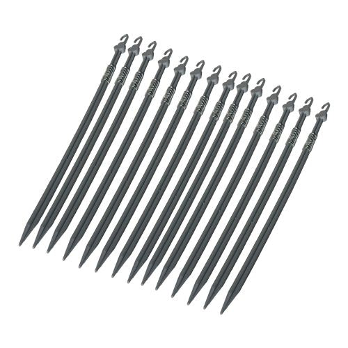 Thatch Spring Decoy Stick Pegs for decoys, Jack Pyke wobblers, and waterfowl decoys, shown with the product in a natural outdoor setting.