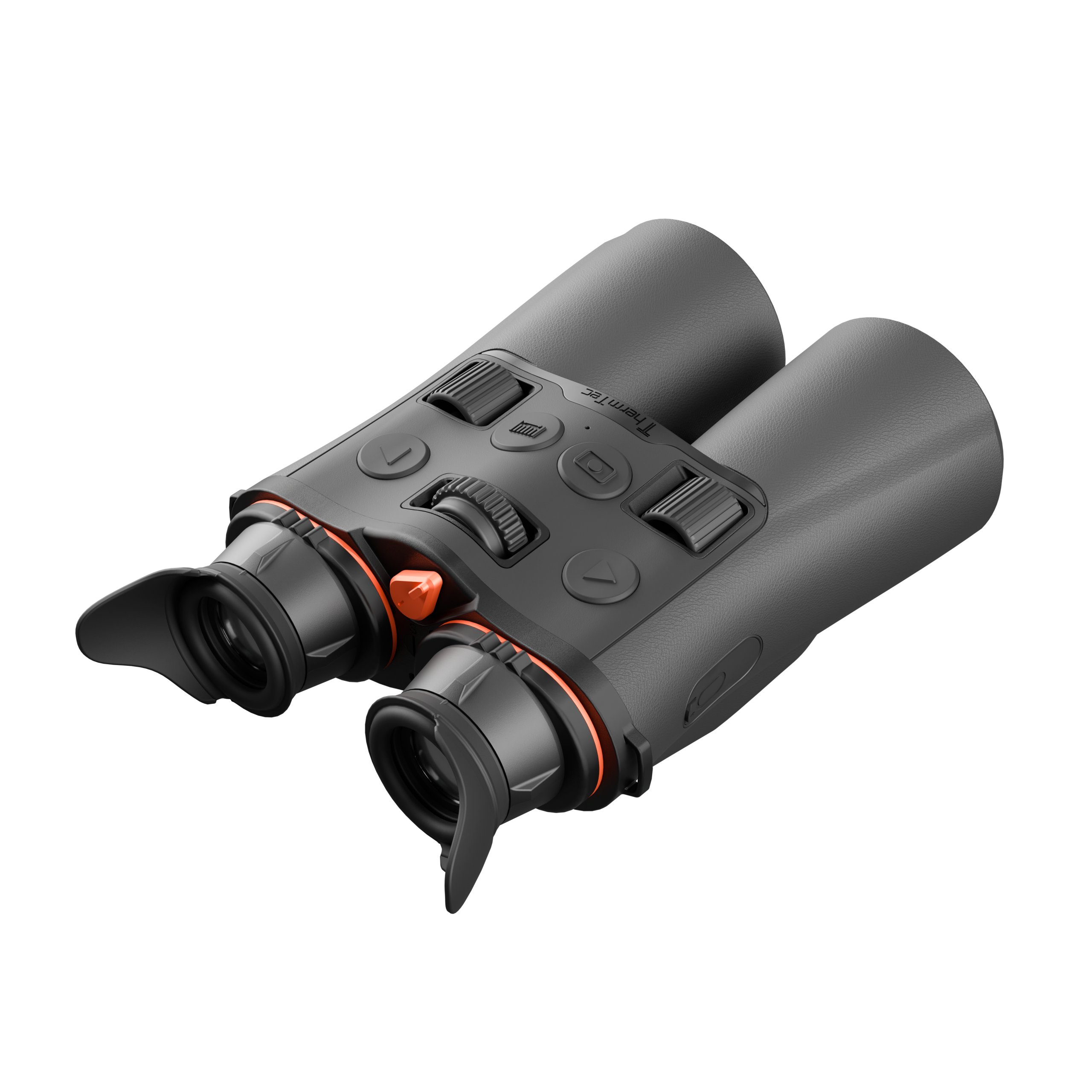 THERMTEC Ventus 650L multi-spectrum binocular with adjustable eyepieces and durable black body for outdoor thermal imaging.