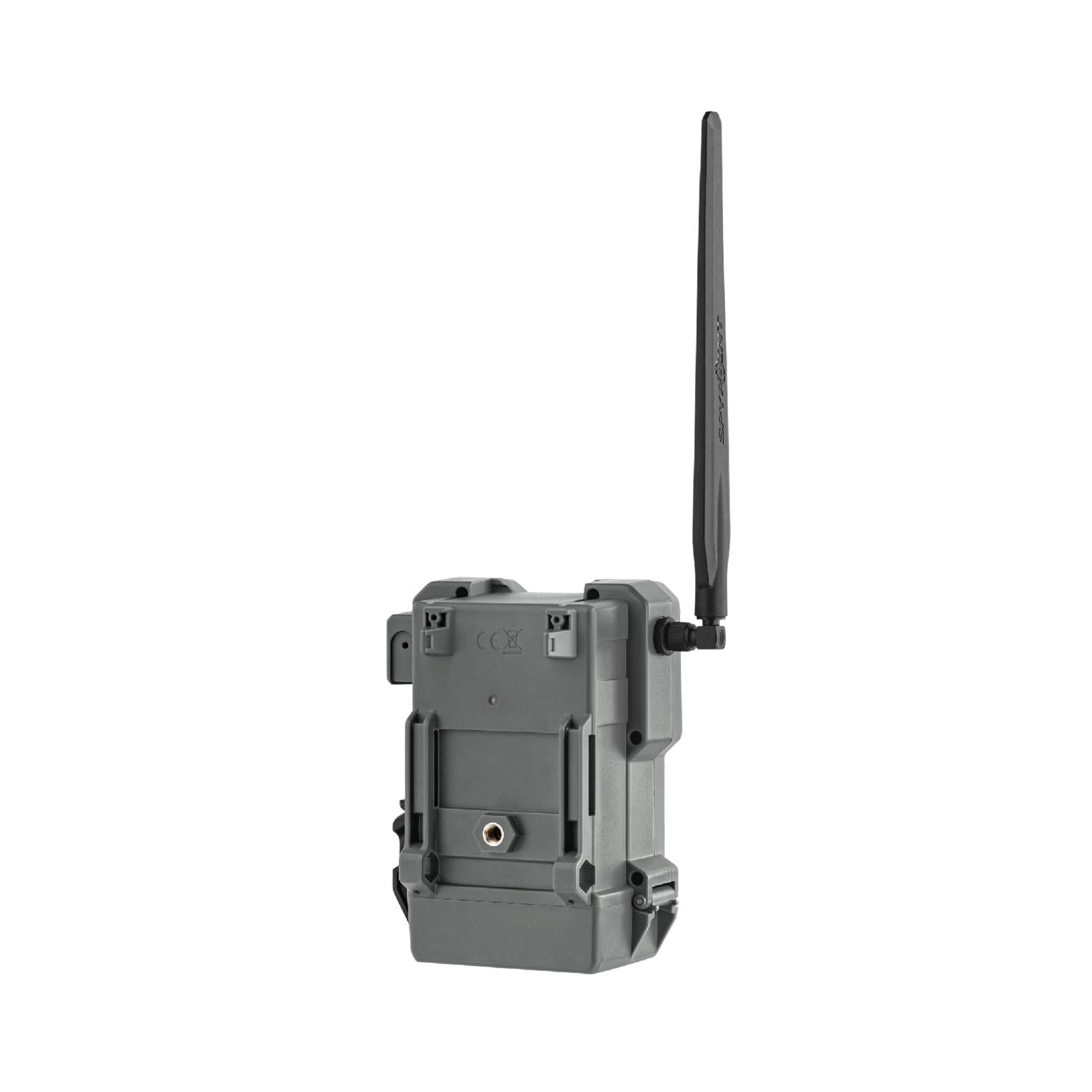TJACKS Spypoint FLEX DARK digital trail camera accessory showing outdoor wildlife monitoring device with night vision capabilities.