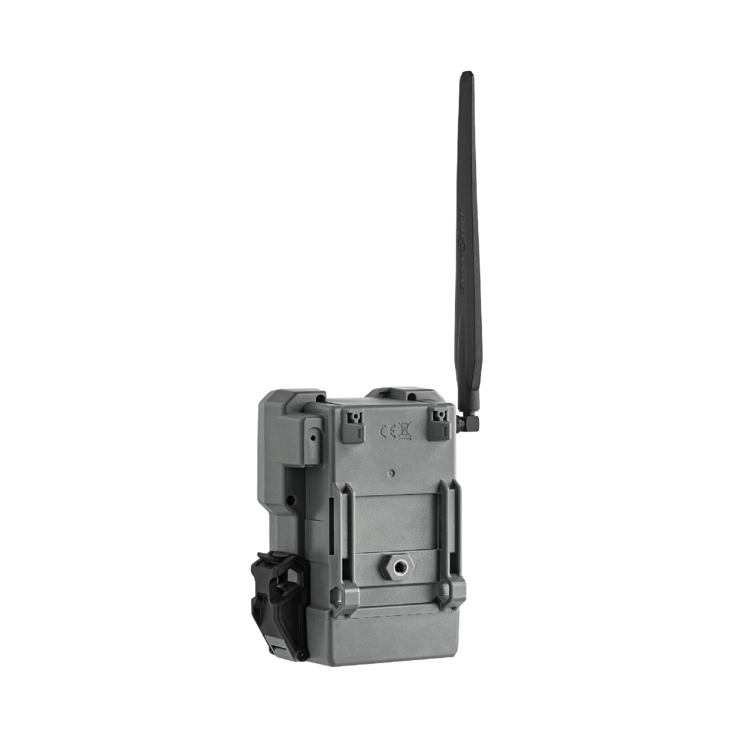 TJACKS accessories for Spypoint FLEX DARK digital trail camera, showing camera with outdoor mounting options and rugged design.