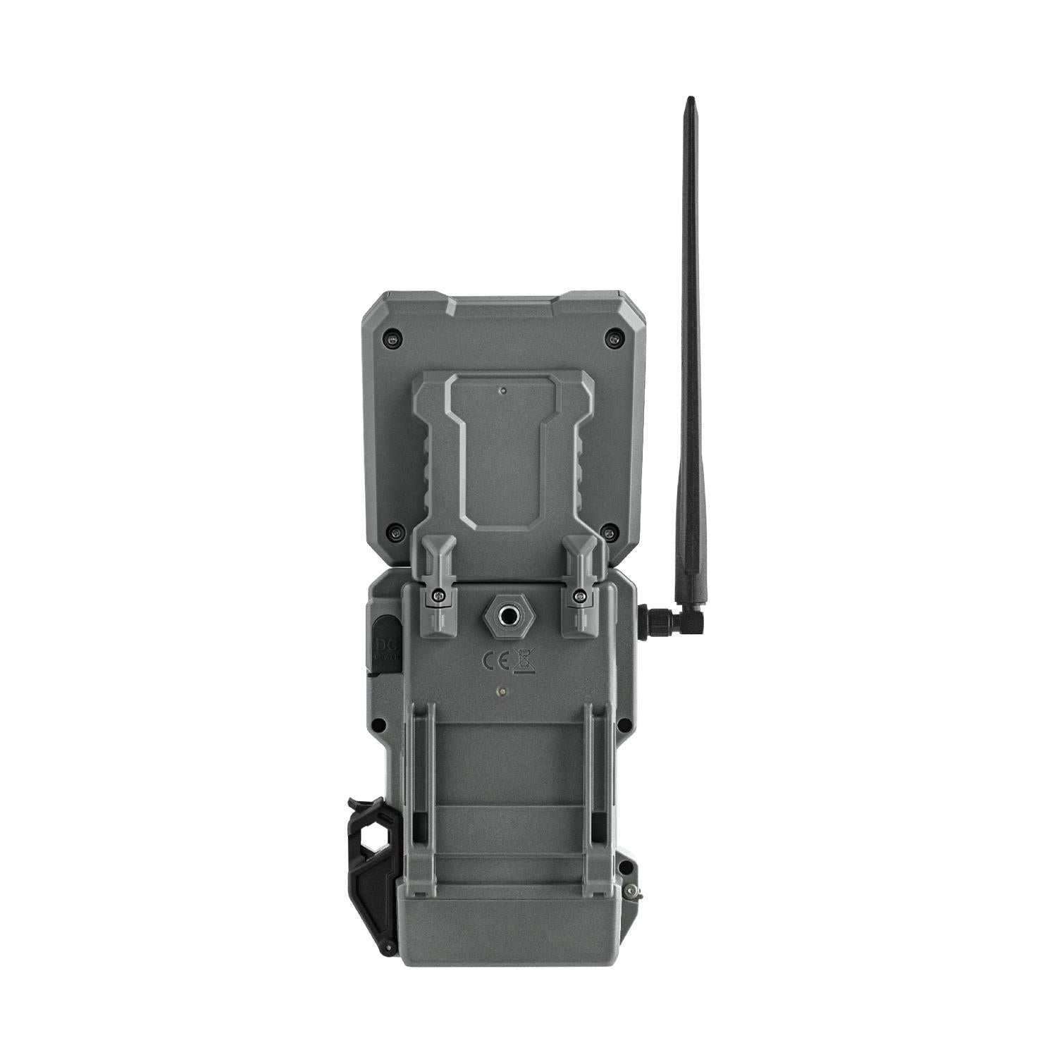 TJACKS accessory for Spypoint FLEX-S-DARK digital trail camera showing mounting hardware and camera details.