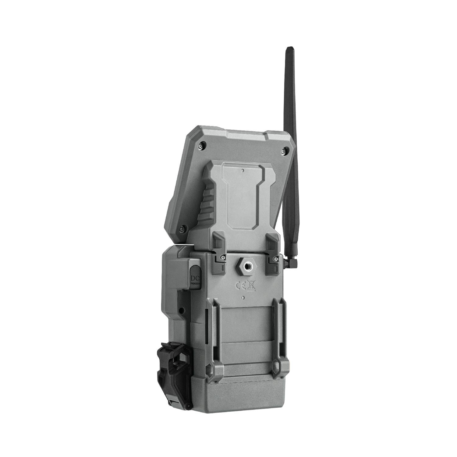 TJACKS accessory for Spypoint FLEX-S-DARK digital trail camera, showing mounting hardware and camera connection parts.