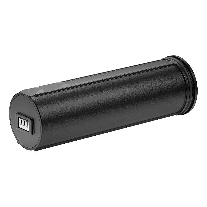 TJACKS ABS3 Battery Pack showing a compact black portable power bank with USB ports and LED indicator lights.