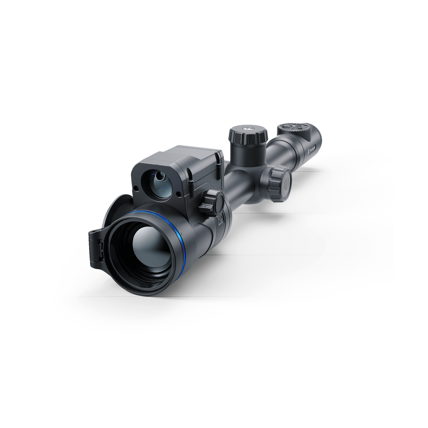 TJACKS Pulsar Thermion 2 LRF XL50 thermal rifle scope with high-resolution thermal imaging and laser rangefinder.