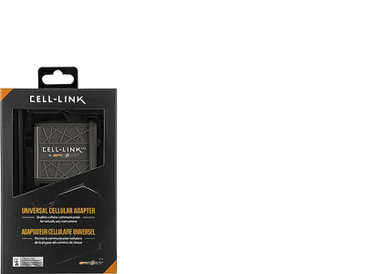 TJACKS SPYPOINT Cell-Link turns any trail camera into a SPYPOINT camera, shown connected to a trail camera in outdoor setting.