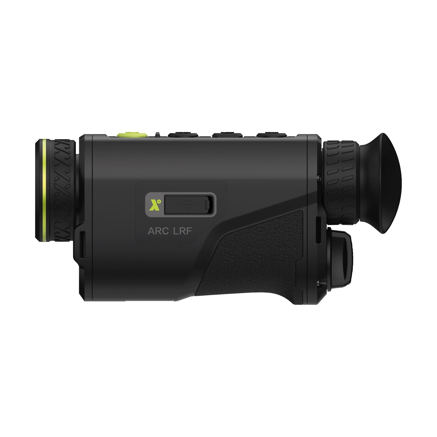 TJACKS Pixfra Arc A635 LRF thermal monocular with 640 sensor, built-in rangefinder, lightweight design for night vision and scopes.