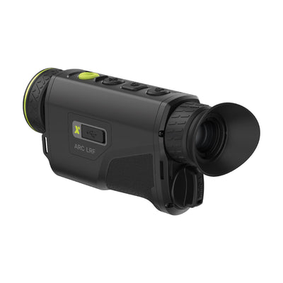 TJACKS Pixfra Arc A635 LRF thermal monocular with 640 sensor, built-in rangefinder, lightweight design for night vision and hunting.