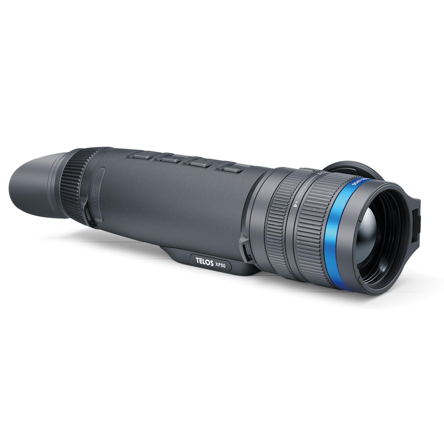 TJACKS Pulsar Telos XP50 thermal monocular with 640x480 sensor, 1800m detection, night vision scope with built-in recorder