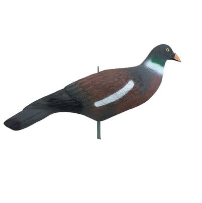 Extra large WINDY Magnum plastic pigeon decoy shell used for hunting and bird control.