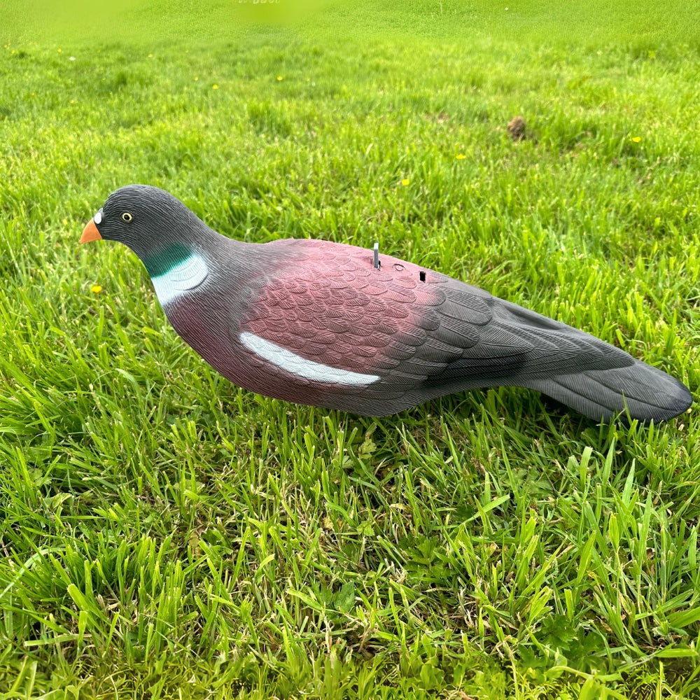 Extra large WINDY Magnum plastic pigeon decoy shell for hunting or bird control, realistic design with detailed surface texture.