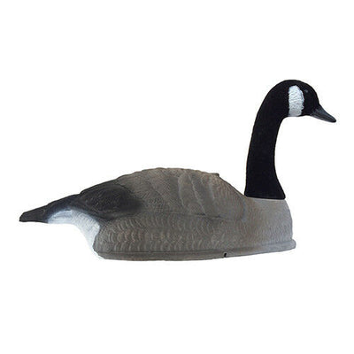 Flocked Canada Goose shell decoy by WINDY, realistic bird decoy for hunting or outdoor decor, featuring detailed flocked finish.