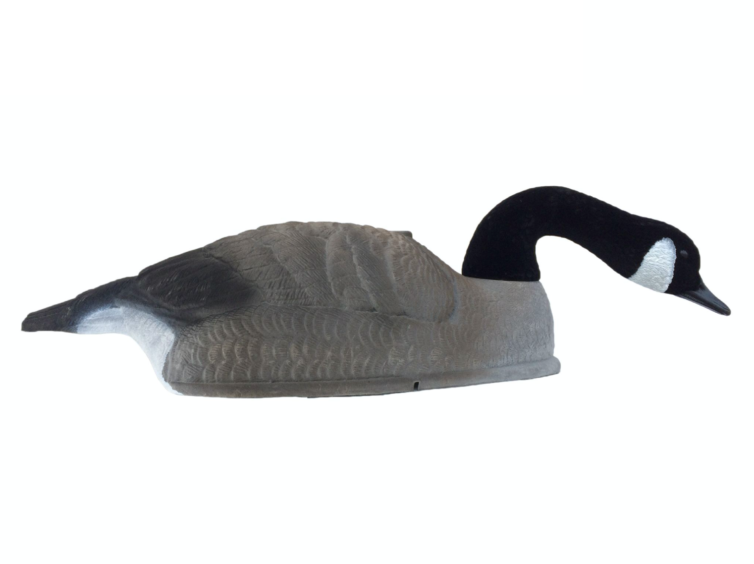 Windy Flocked Canada Goose Shell Decoy for hunting, featuring realistic design and durable construction for effective decoy use.