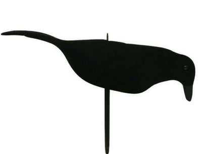 Lightweight WINDY neoprene crow decoys with realistic details and rocker peg for easy placement and secure positioning.